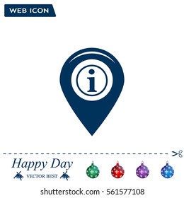 information on pin icon
