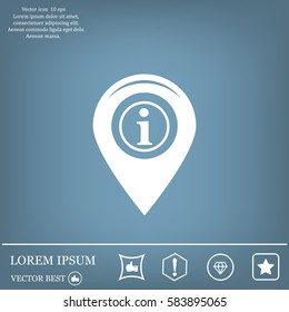 information on pin icon