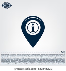 information on pin icon