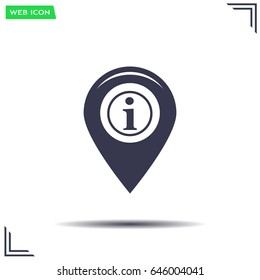 information on pin icon