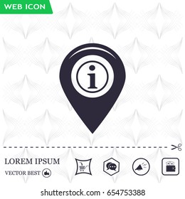 information on pin icon