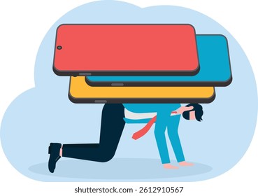 Information overload, business concept, business concept

