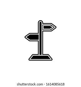 Information panel icon. Simple glyph, flat vector of global logistics icons for ui and ux, website or mobile application