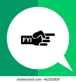 Information pointer icon