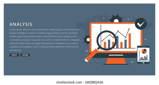 Information processing and analysis with gray background