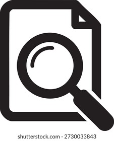 Symbol für den Prozess zur Erkennung des Datensuchsystems zum Abrufen von Informationen