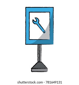 information road sign design