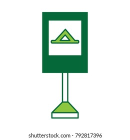 information road sign design