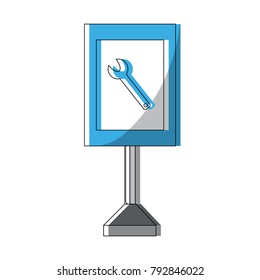 information road sign design