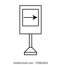 information road sign design