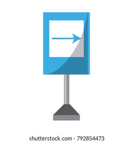 information road sign design