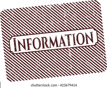 Information rubber stamp