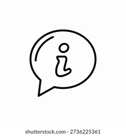 information section page icon sign vector