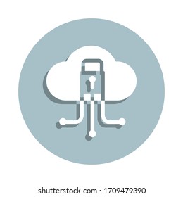 Icono de información, identificador de seguridad. Glifo simple, vector plano de iconos gdpr para ui y ux, sitio web o aplicación móvil