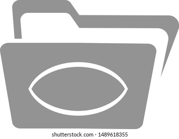 Information Security Icon Collection - invisible folder. Vector icons.
