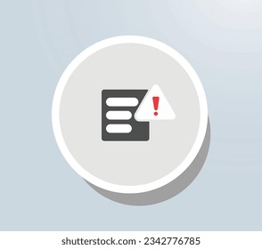 Icon Vektordesign des Information Security Risk Management (ISRM)