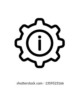Information Settings Line Icon