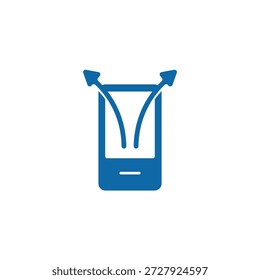 Diseño de logotipo de Vector de Botón compartido de información