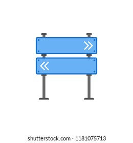 Information sign colored icon. Element of road signs and junctions icon for mobile concept and web apps. Colored Information sign can be used for web and mobile on white bakgorund