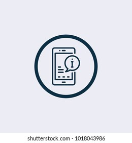 Information sign icon