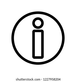 Information sign icon