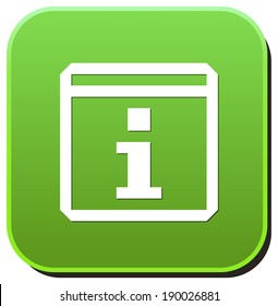 Information sign icon