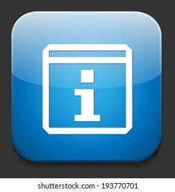 Information sign icon