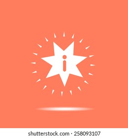 Information sign icon.