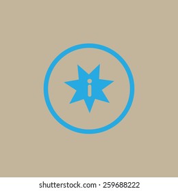 Information sign icon.