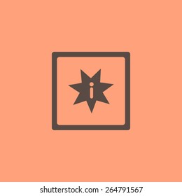 Information sign icon.