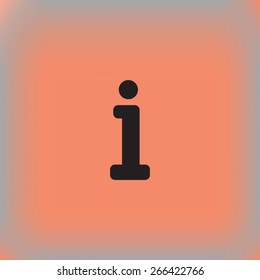 Information sign icon.