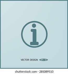 Information sign icon.