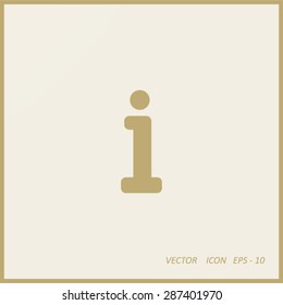 Information sign icon.