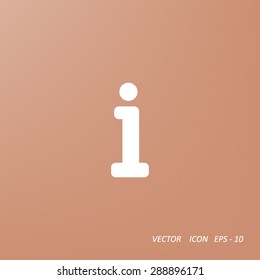 Information sign icon.