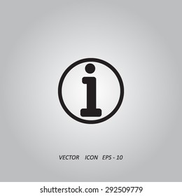Information sign icon.