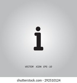 Information sign icon.