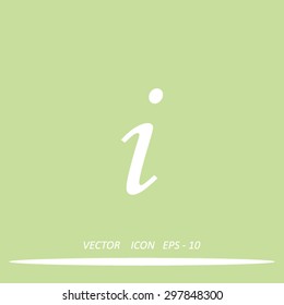 Information sign icon.