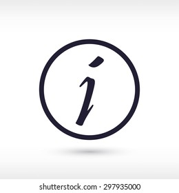 Information sign icon