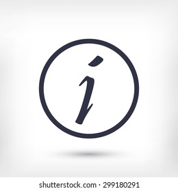 Information sign icon