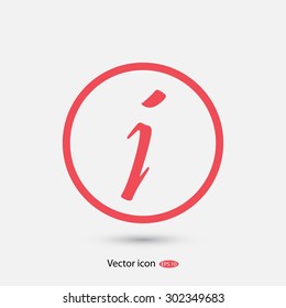 Information sign icon