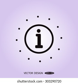 Information sign icon.
