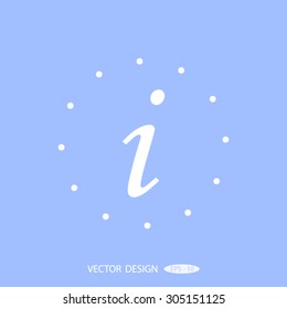 Information sign icon.