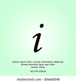 Information sign icon.