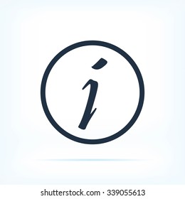 Information sign icon