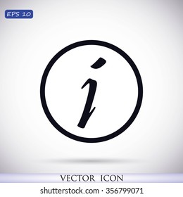 Information sign icon
