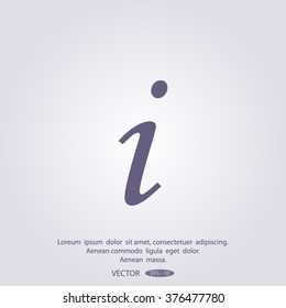 Information sign icon.