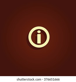 Information sign icon.