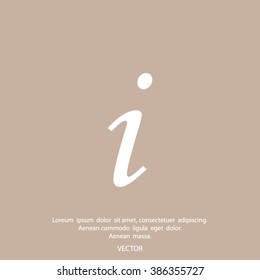 Information sign icon.