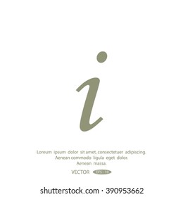 Information sign icon.