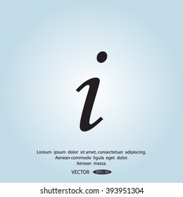 Information sign icon.